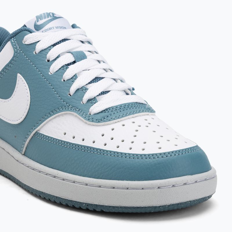 Nike Court Vision Low Next Natur Weiß/Rauchblau Damen Schuhe 7