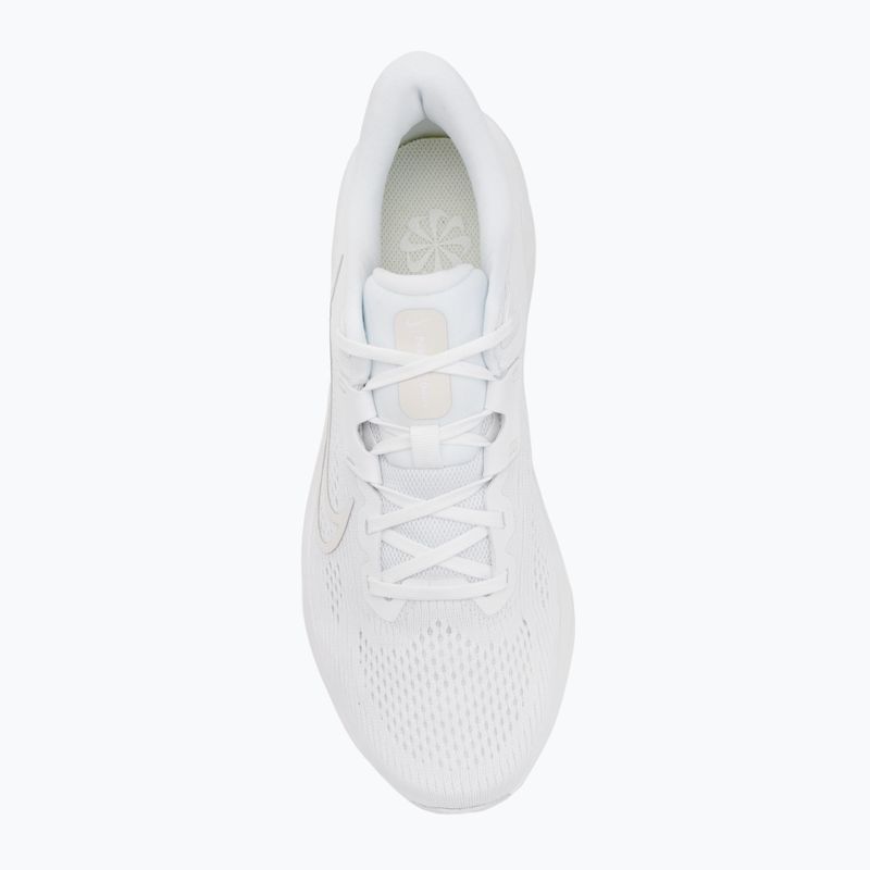 Nike Quest 6 Herren Laufschuhe weiß / platinfarbig / weiß 5