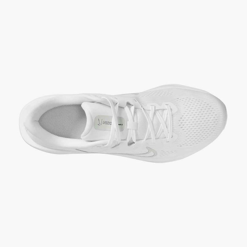 Nike Quest 6 Herren Laufschuhe weiß / platinfarbig / weiß 6