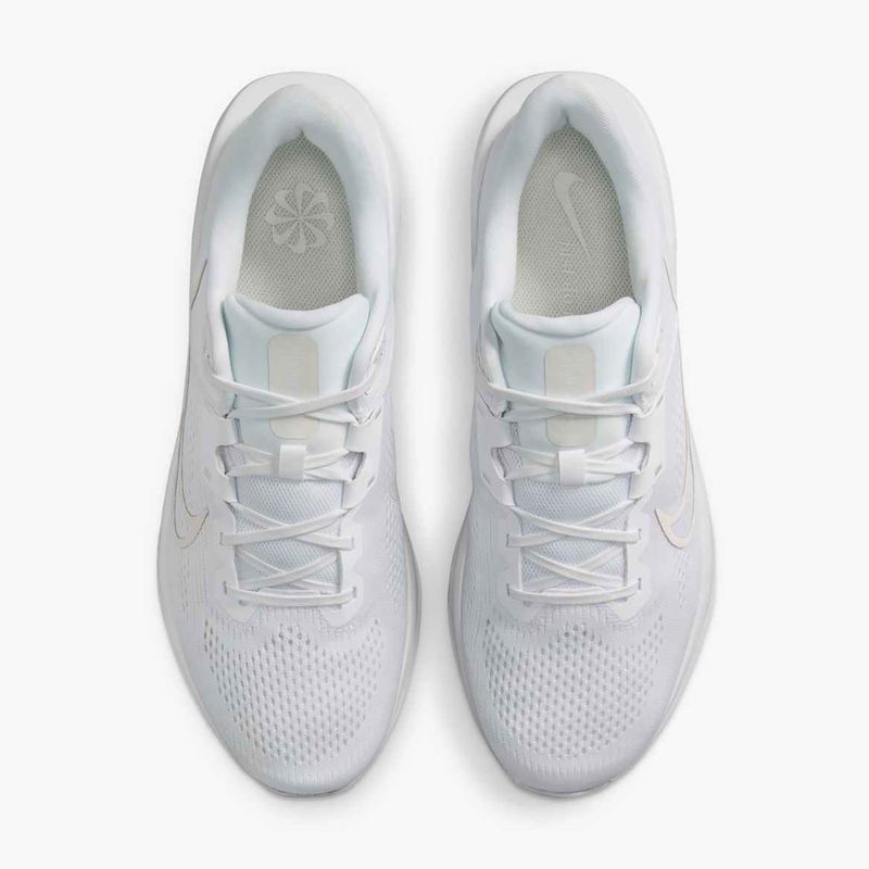 Nike Quest 6 Herren Laufschuhe weiß / platinfarbig / weiß 7