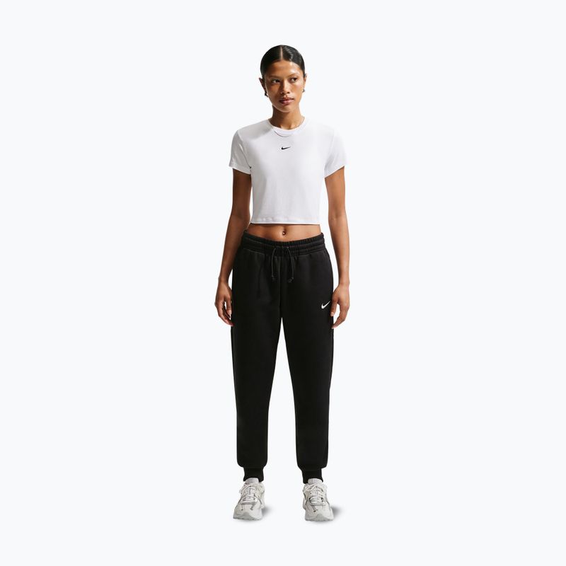 Damen-T-Shirt Nike Sportswear Chill Knit white/black 2