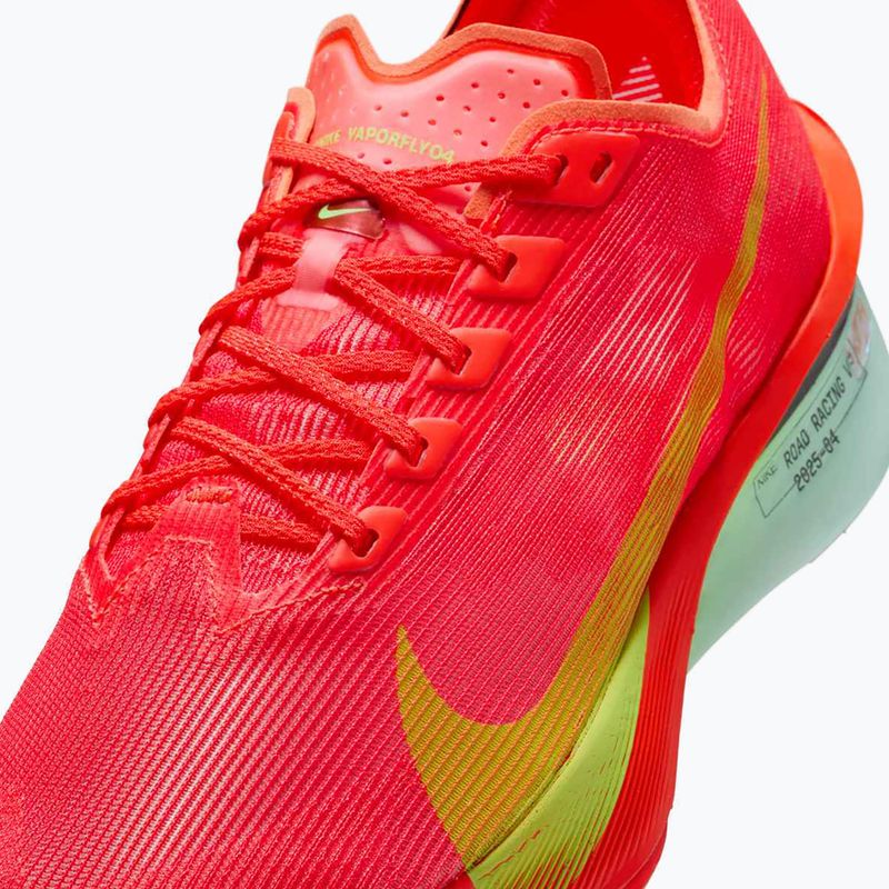 Nike Vaporfly 4 Frauen Laufschuhe helles Karmesinrot / Limette Explosion / Minze Schaum 7