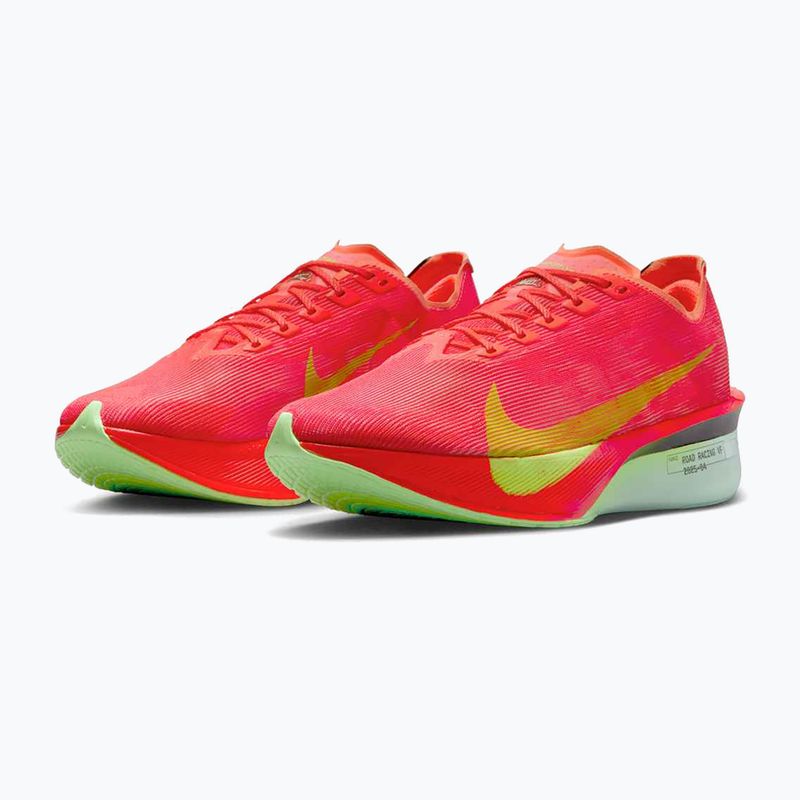 Männer Laufschuhe Nike Vaporfly 4 leuchtend karminrot / lime blast / mint Schaum 3