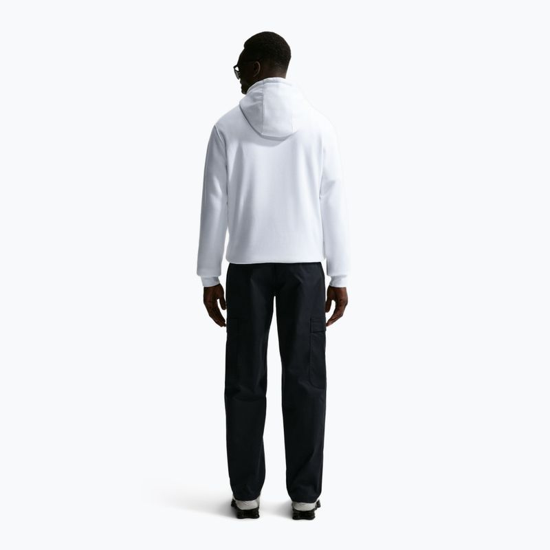 Herrenpullover Nike Club Pullover Hoodie white/white/black 2