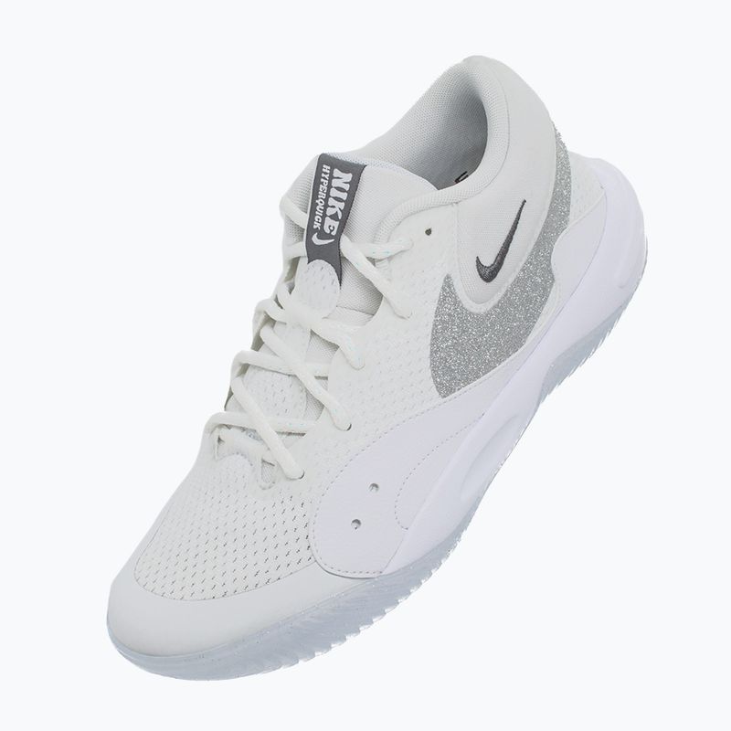 Damen Volleyballschuhe Nike Hyperquick Court Flight SE smmit Weiß/Metallic Silber/Reines Platin 14