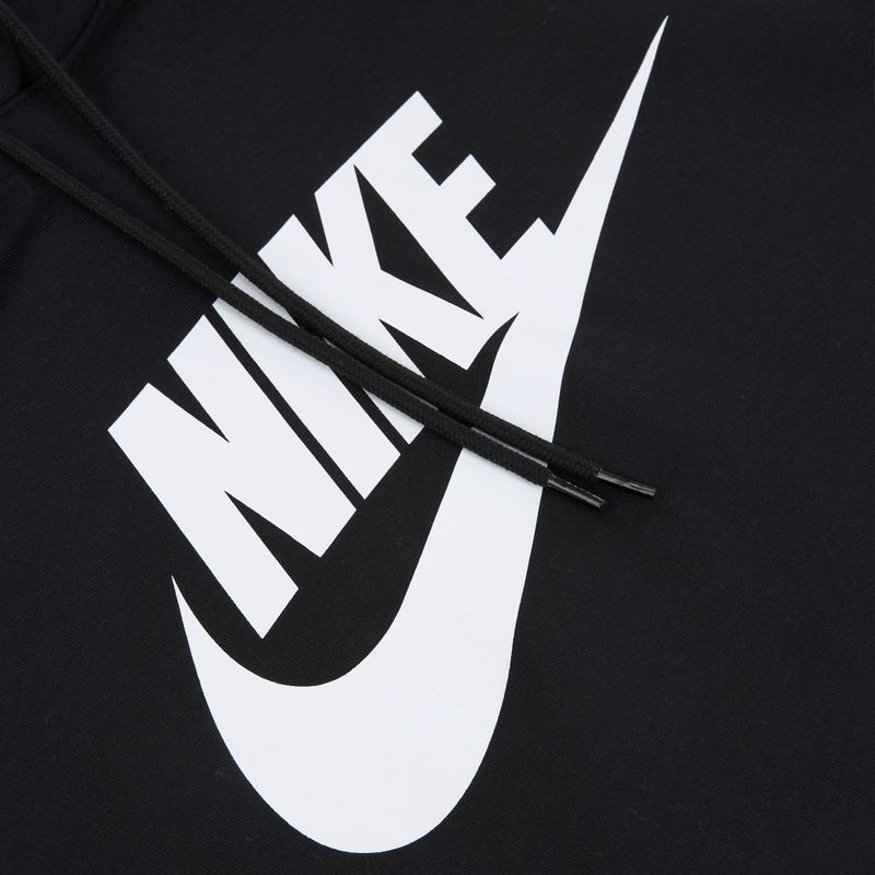 Herren-Hoodie Nike Club Pullover Hoodie black/black/white 8