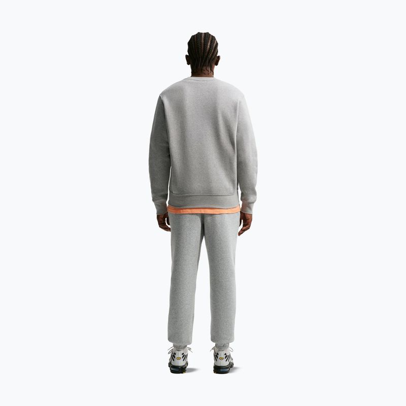 Herrenhose Nike Club Cuffed Brushed dark grey heather/light smoke grey/white 3
