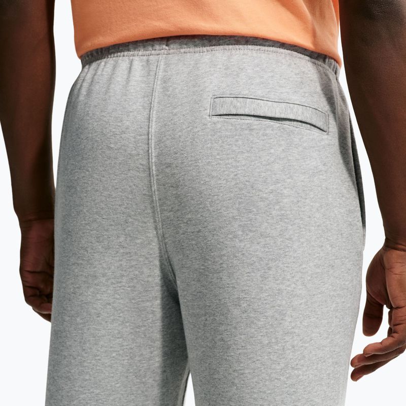 Herrenhose Nike Club Cuffed Brushed dark grey heather/light smoke grey/white 5