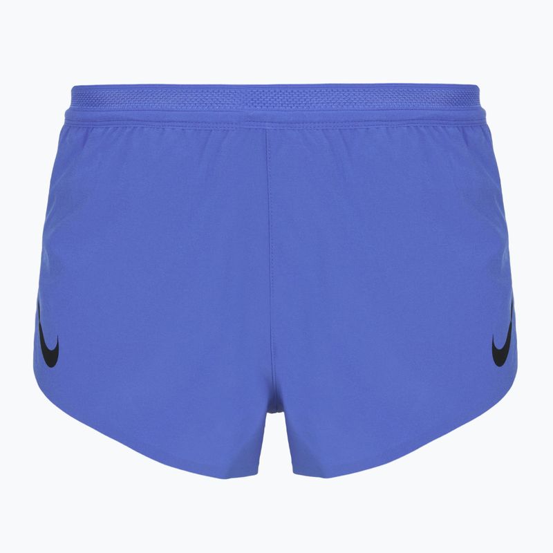 Herren Nike AeroSwift Dri-Fit ADV Laufshorts Komet blau / schwarz 7