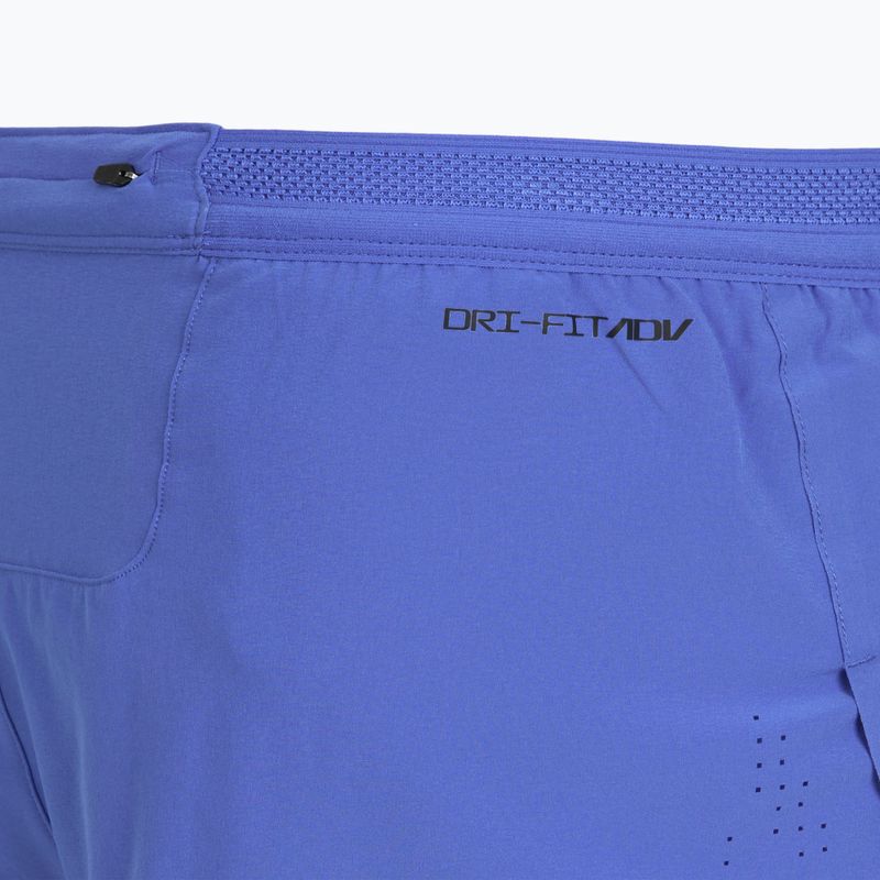 Herren Nike AeroSwift Dri-Fit ADV Laufshorts Komet blau / schwarz 10