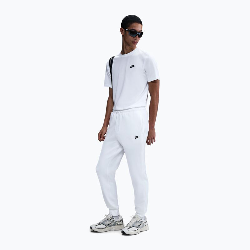 Herrenhose Nike Club Jogger white/white/black 2