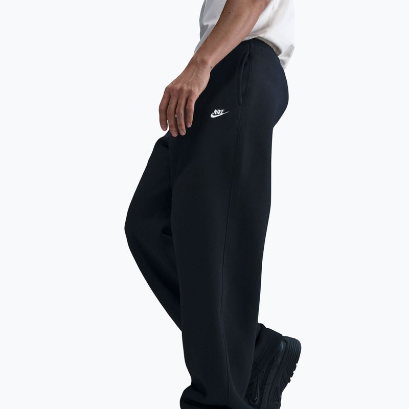 Herrenhose Nike Club Open-Hem black/black/white 4