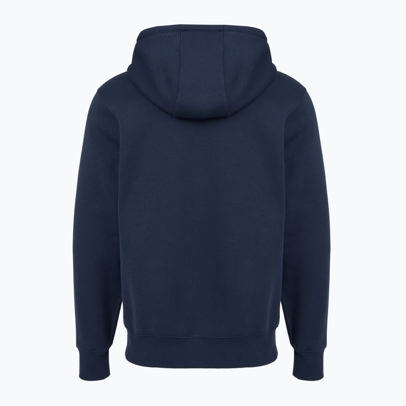 Nike Club Kapuzenpullover mit durchgehendem Reißverschluss für Männer obsidian/obsidian/weiß 7
