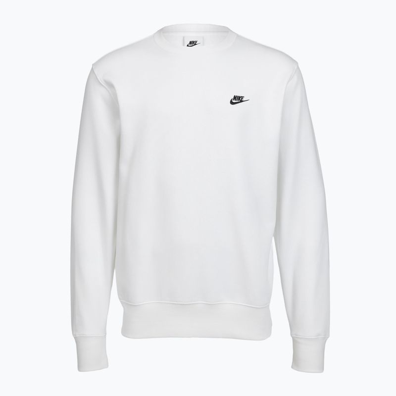 Herrenpullover Nike Club Fleece Crew white/black 7