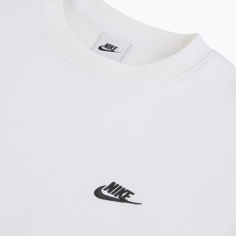 Herrenpullover Nike Club Fleece Crew white/black 9