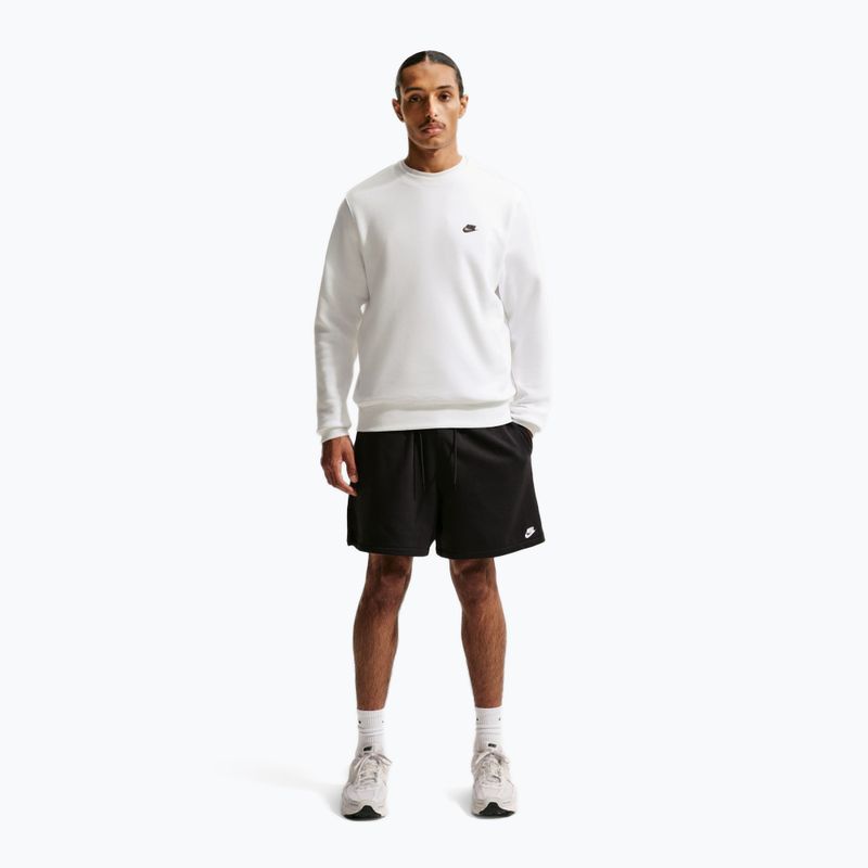 Herrenpullover Nike Club Fleece Crew white/black 2