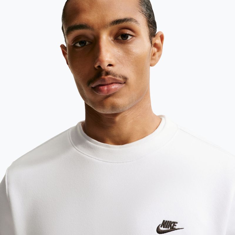 Herrenpullover Nike Club Fleece Crew white/black 6