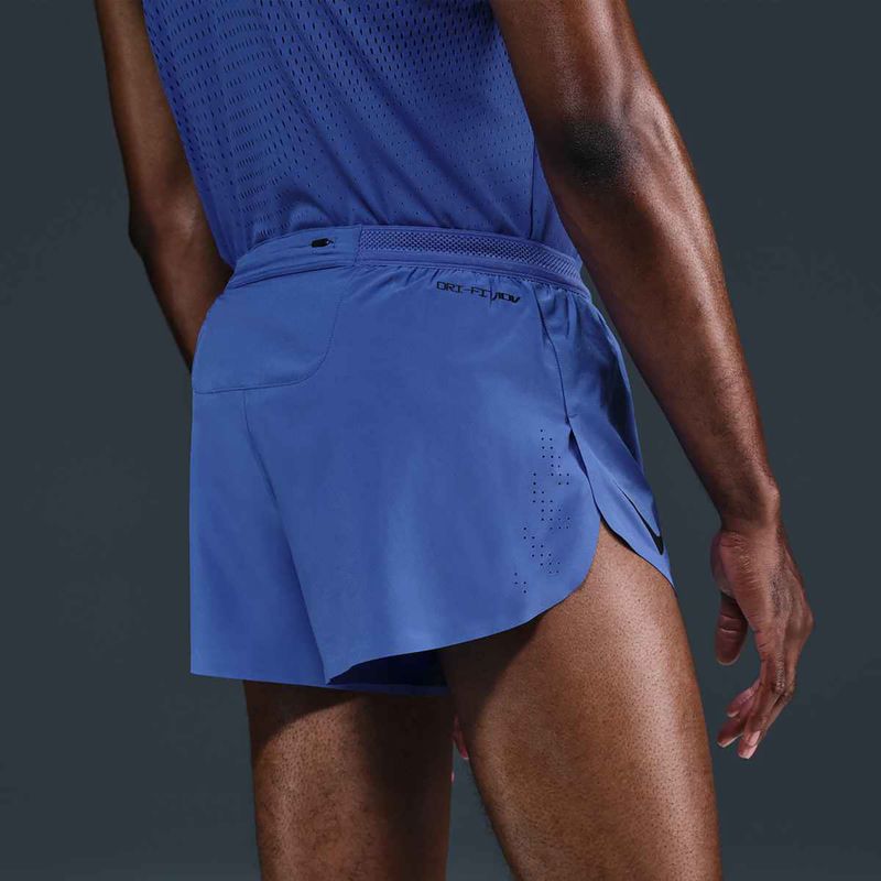 Herren Nike AeroSwift Dri-Fit ADV Laufshorts Komet blau / schwarz 10