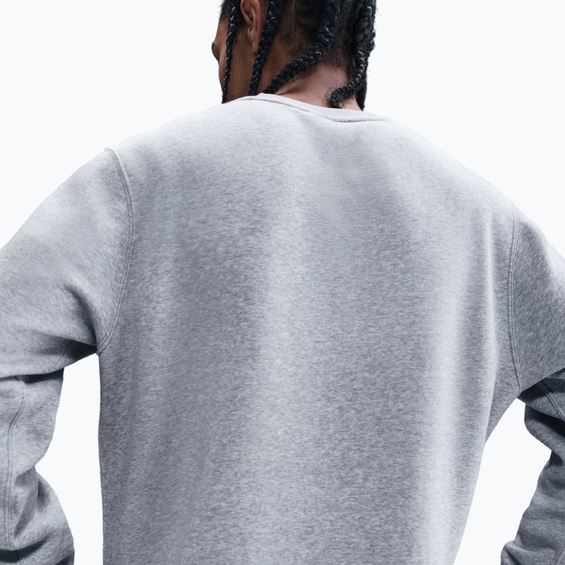 Herren Sweatshirt Nike Sportswear Club Graphic Fleece Crew dark grey heather/white 5