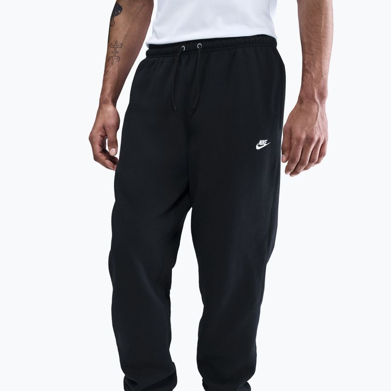 Herrenhose Nike Club Cuffed Brushed black/black/white 4