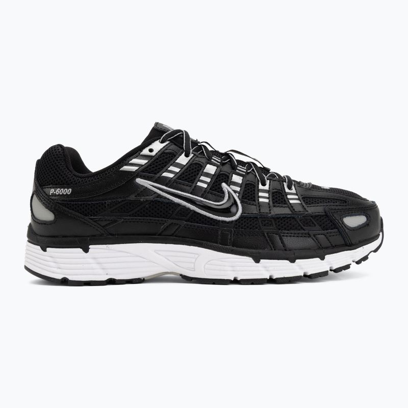 Herren Schuhe Nike P-6000 black/white/metallic silver/black 2