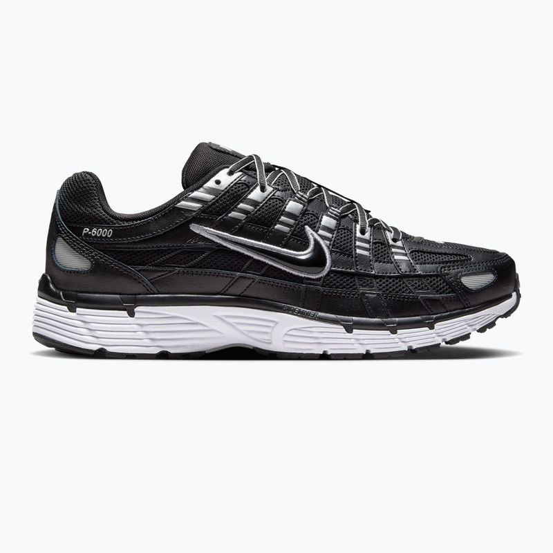 Herren Schuhe Nike P-6000 black/white/metallic silver/black