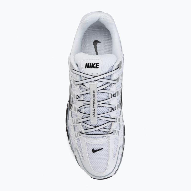 Herren Schuhe Nike P-6000 white/metallic silver/black/black 5