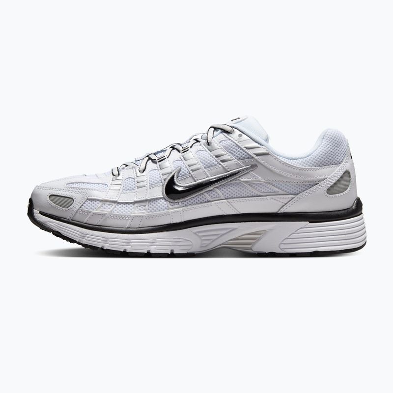 Herren Schuhe Nike P-6000 white/metallic silver/black/black 2