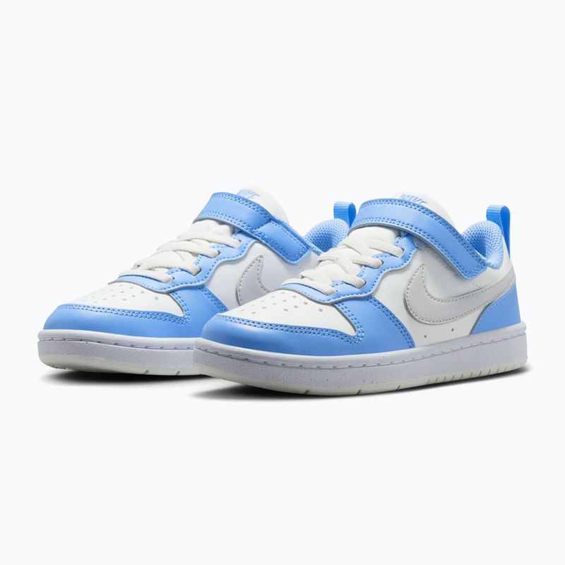 Kinderschuhe Nike Court Borough Low Recraft summit white/cobalt pulse/vast grey 3