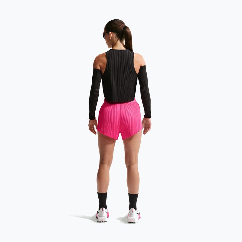 Damen-Laufshorts Nike AeroSwift Dri-Fit ADV Mid-Rise 3" hyper pink/black 3