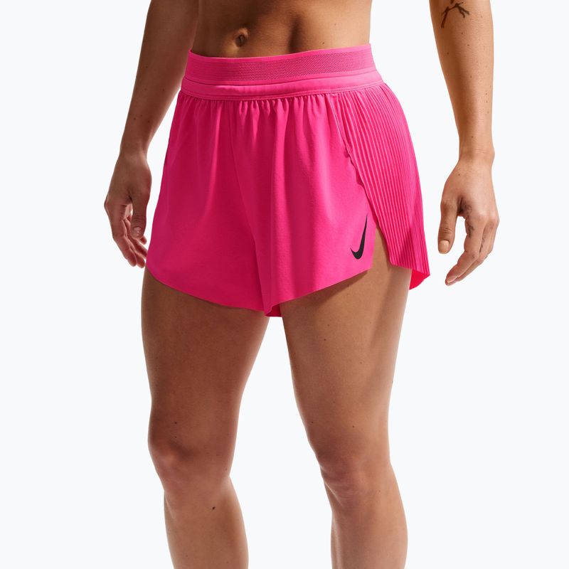 Damen-Laufshorts Nike AeroSwift Dri-Fit ADV Mid-Rise 3" hyper pink/black 5