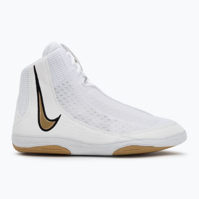 Nike Inflict 4 Ringerschuh weiß/metallic gold/photon dust/schwarz 2