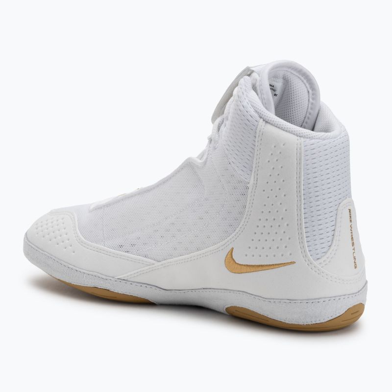 Nike Inflict 4 Ringerschuh weiß/metallic gold/photon dust/schwarz 3