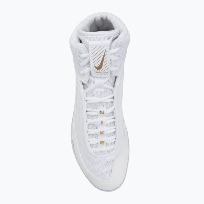 Nike Inflict 4 Ringerschuh weiß/metallic gold/photon dust/schwarz 5
