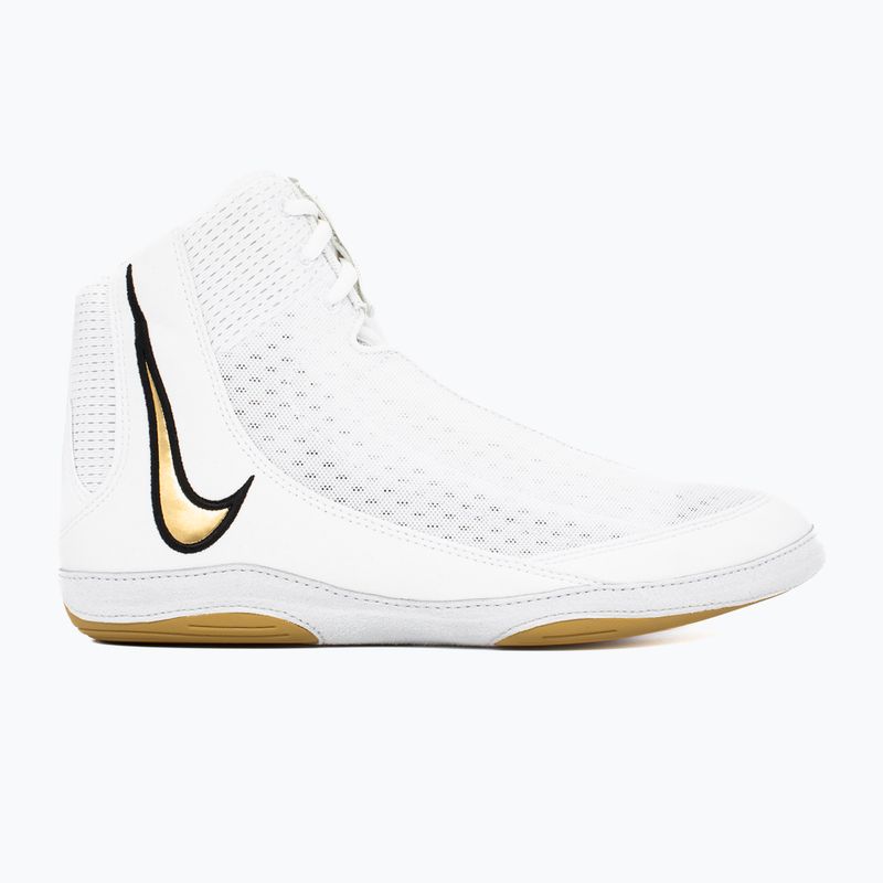 Nike Inflict 4 Ringerschuh weiß/metallic gold/photon dust/schwarz