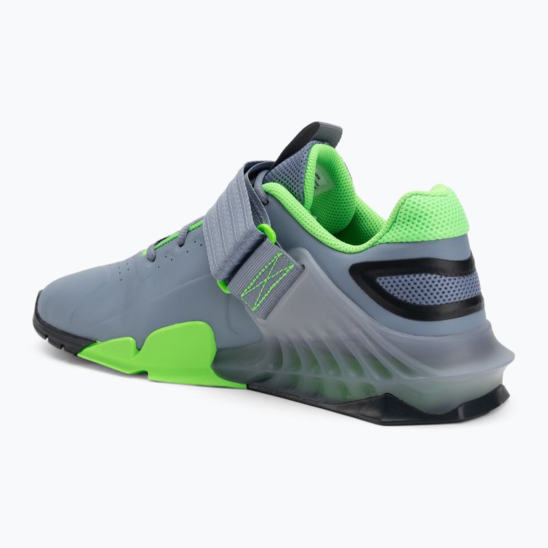 Nike Savaleos aschfahl schiefer/grün streik/anthrazit Gewichtheben Schuhe 3