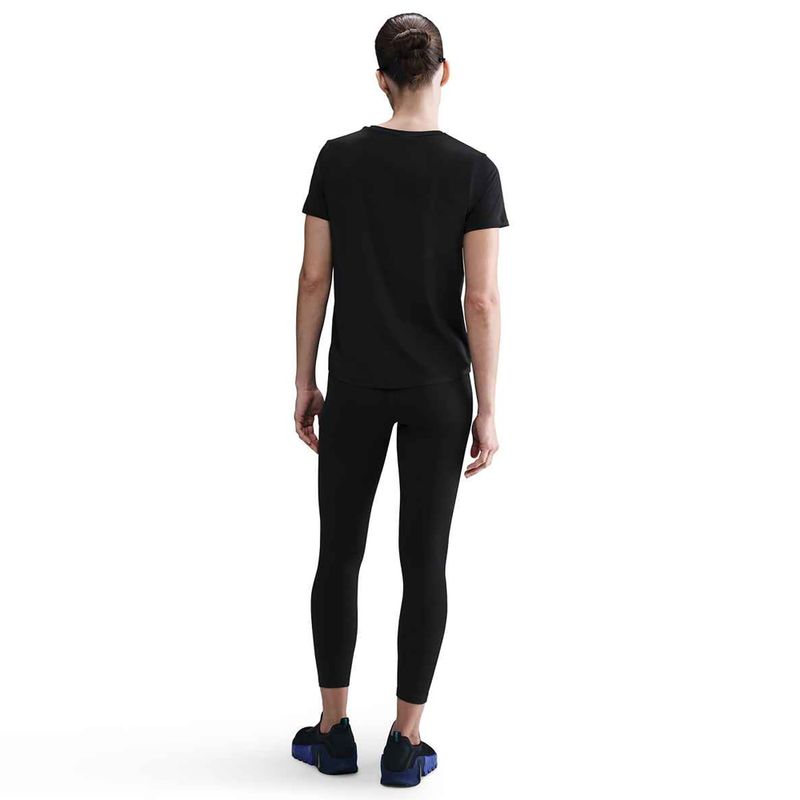 Damen Trainings-T-Shirt Nike One Classic Dri-Fit schwarz/weiss 3