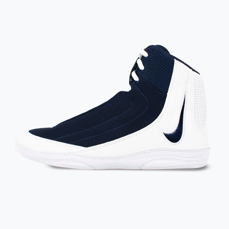 Nike Inflict 4 weiß/college navy Ringen Schuhe 2