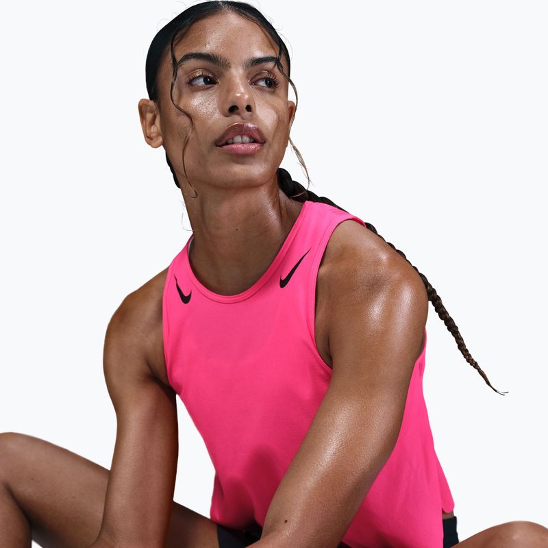 Damen-Laufshirt Nike AeroSwift hyper pink/black 6