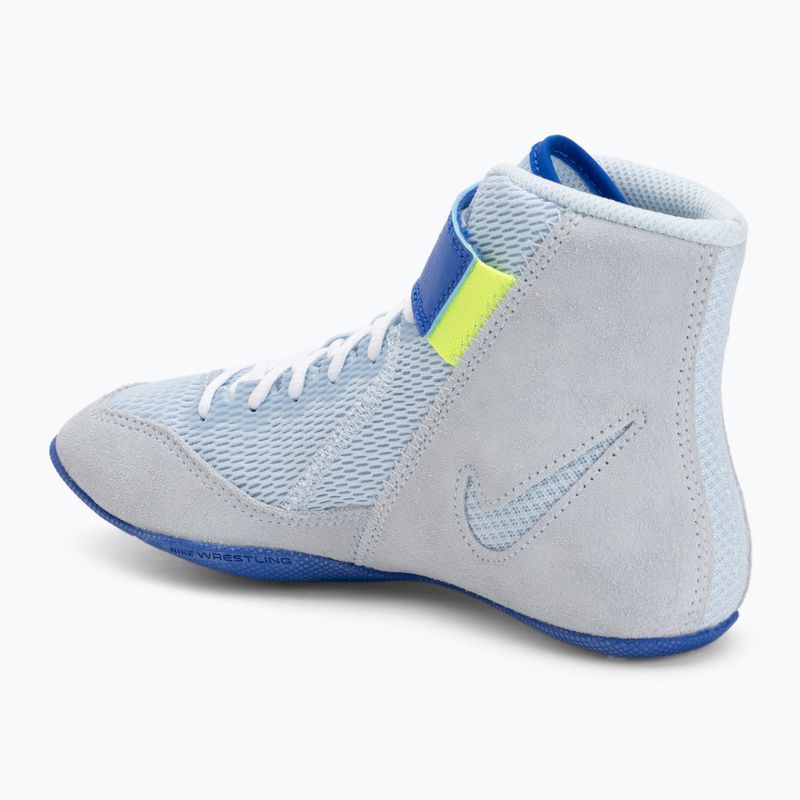 Kinder-Wrestlingschuhe Nike Speedsweep VIII GS blue tint/hyper royal/lime blast/white 3