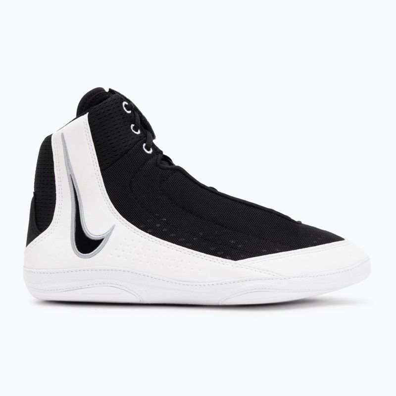 Nike Inflict 4 schwarz/weiß/wolfgrau Ringerschuh 2