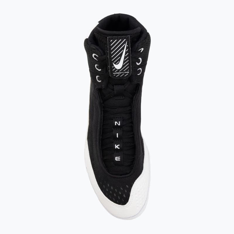 Nike Inflict 4 schwarz/weiß/wolfgrau Ringerschuh 5