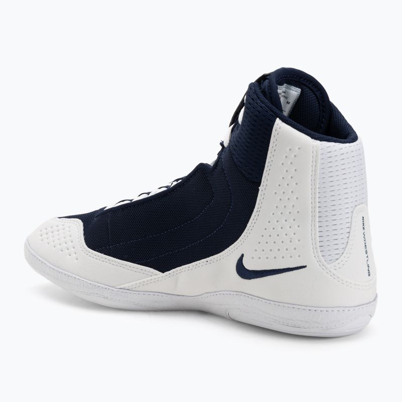Nike Inflict 4 weiß/college navy Ringen Schuhe 3