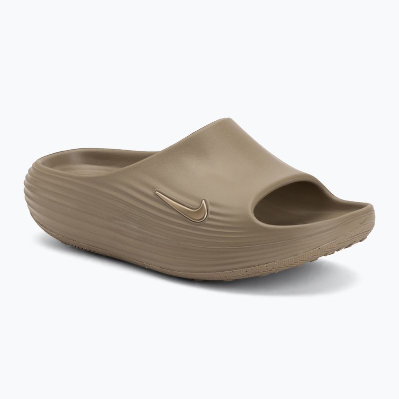 Herren-Badelatschen Nike ReactX Rejuven8 khaki/khaki/khaki