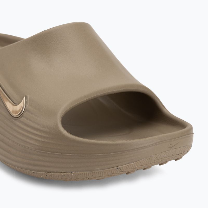 Herren-Badelatschen Nike ReactX Rejuven8 khaki/khaki/khaki 7