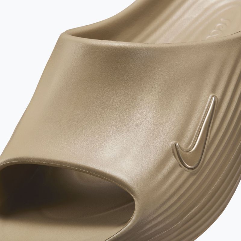 Herren-Badelatschen Nike ReactX Rejuven8 khaki/khaki/khaki 4