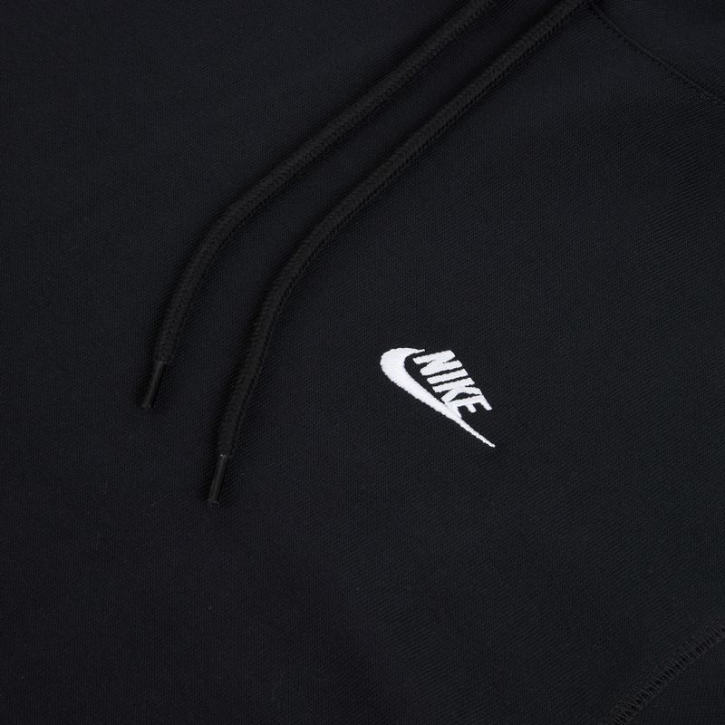 Herren-Hoodie Nike Sportswear Club Knit Pullover Hoodie black/black/white 6