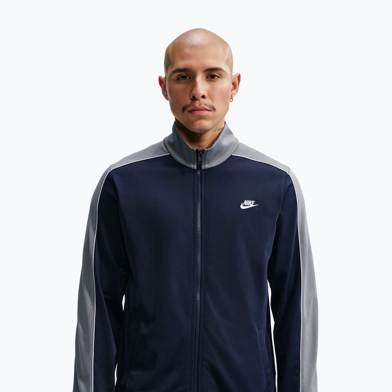 Herren-Trainingsanzug Nike Sportswear Club obsidian/smoke grey/white/white 3