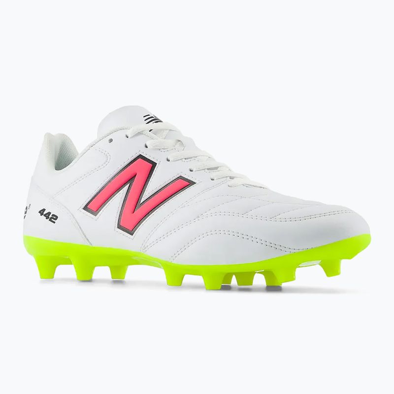 New Balance 442's Academy V2 FG weiß/lime Herren Fußballschuhe 8