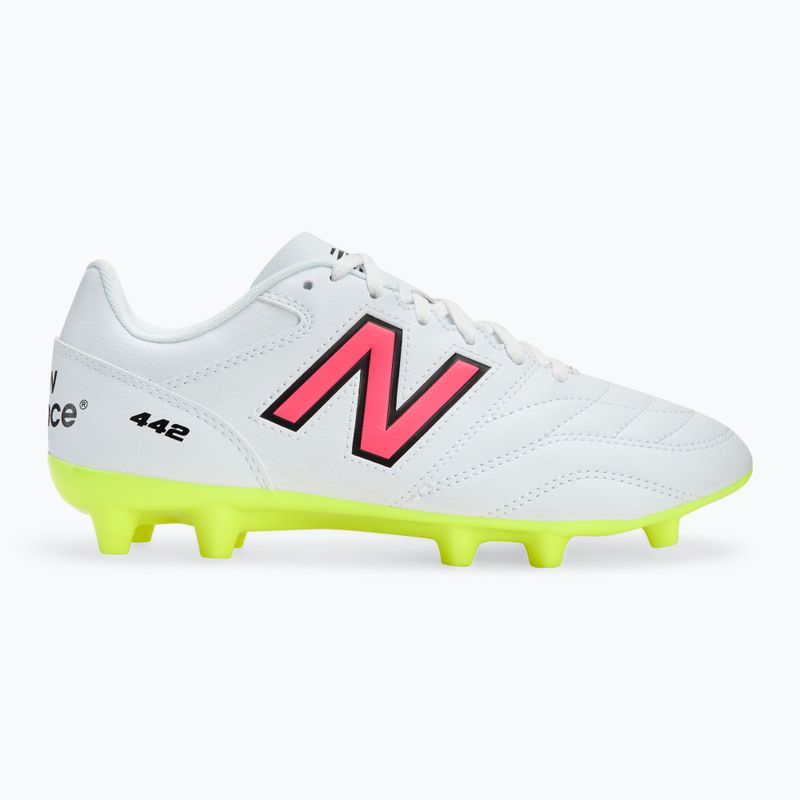 New Balance 442's Academy V2 FG weiß/lime Herren Fußballschuhe 2